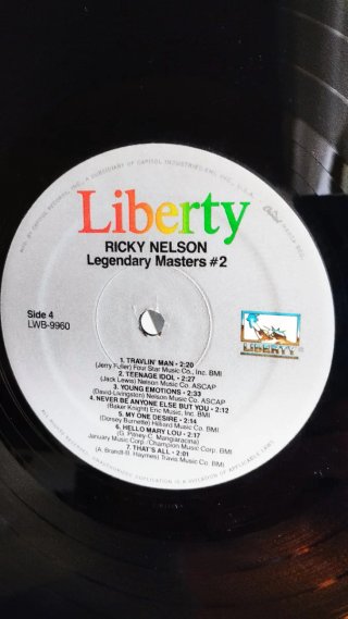 🇪🇸 Ricky Nelson Doble LP vinilo Master Series 2#