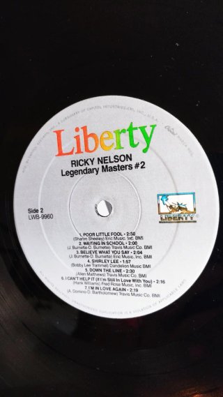 🇪🇸 Ricky Nelson Doble LP vinilo Master Series 2#