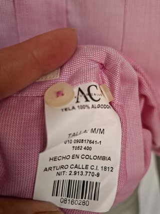 Camicia da uomo malva