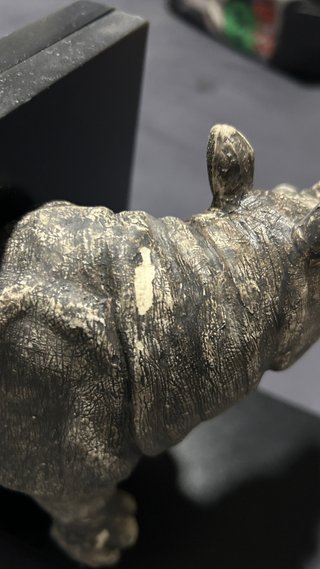 Sujetalibros Rinoceronte