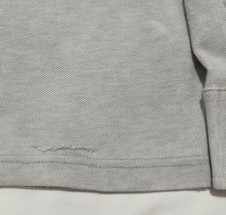 Polo Lacoste Manga Larga Gris – Talla / Size L