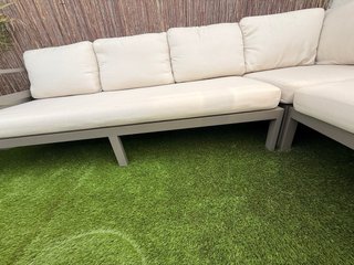 Sofá Rinconera Exterior Jardín Aluminio