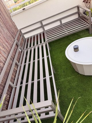 Sofá Rinconera Exterior Jardín Aluminio