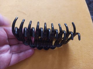 Pinza para el pelo negra