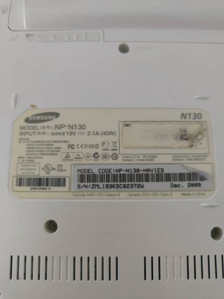 Ordenador Portátil Samsung Blanco
