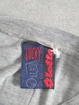 T-shirt Lotto Lucky Beach Volley Vintage Anni 90 L