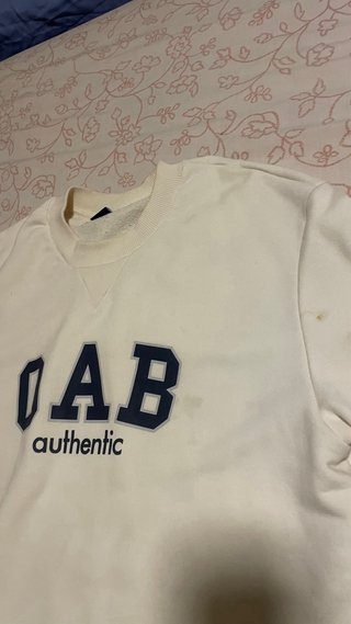 Sudadera OAB Authentic Blanca