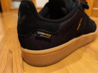 Adidas Campus Zapatillas Negras Goma Marrón