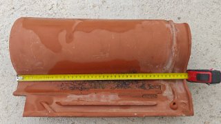 Teja cerámica mixta