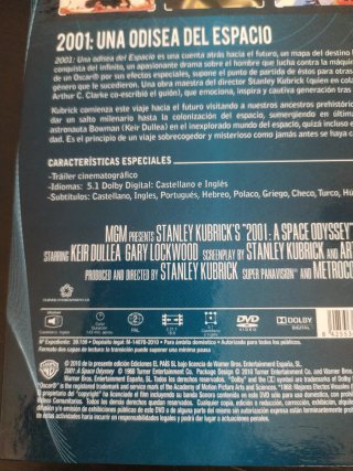 2001: Una Odisea del Espacio DVD