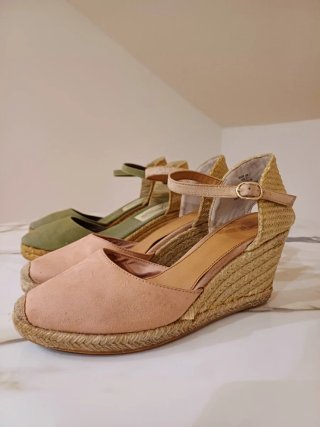 Sandalias Cuña Nude Talla 38 H&M