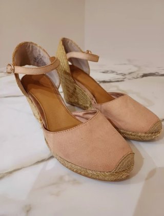 Sandalias Cuña Nude Talla 38 H&M