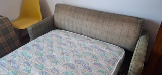 Sofá cama 1 plaza grande colchón Flex