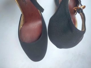 Sandali donna tacco oro 9cm