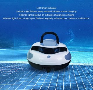 Robot Limpiador Piscina Inalámbrico