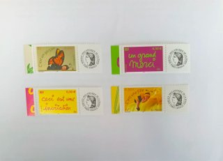 Lotto 4 Francobolli Francia La Poste