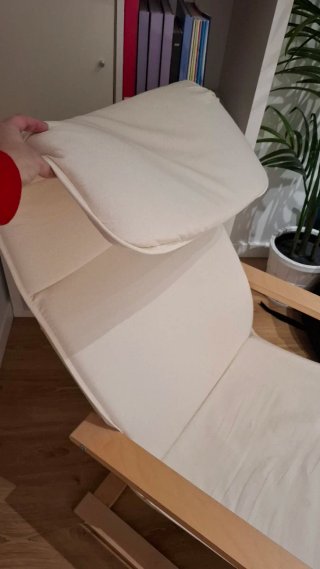 Sillón IKEA Pello Beige natural madera