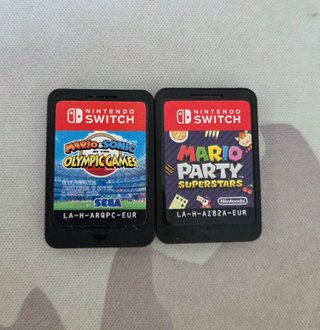 Mario Sonic JJOO y Mario Party Superstars sin caja