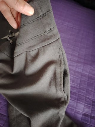 Pantalone pinocchietto cotone jersey grigio