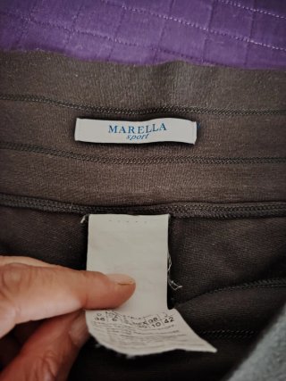 Pantalone pinocchietto cotone jersey grigio