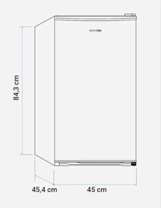 Nevera 90L UniversalBlue Negra