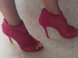 Zapatos de tacón rosa 12cm Talla 39