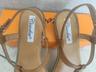 Sandali Ciaodea gioiello marroni e oro