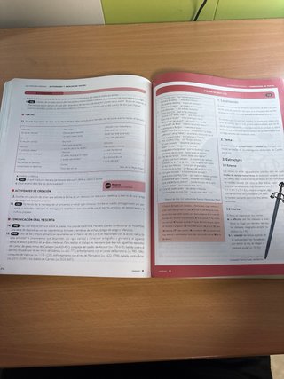 Lengua castellana y literatura 1, Le Bachillerato
