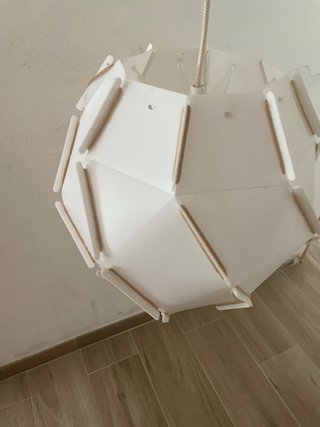 Lámpara colgante geométrica