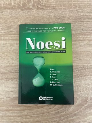 Noesi. Textos de filosofia per a les PAU 2026