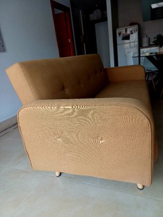 Sofá Cama Mostaza 207cm Maisons du Monde