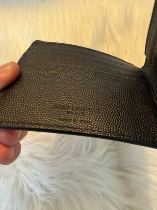 Saint Laurent Paris portafoglio nero pelle