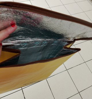 Bolsa Isotérmica Amarilla y Azul