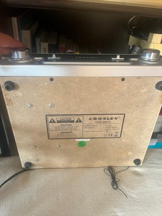 Tocadiscos Crosley Negro/Plata