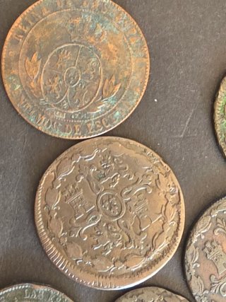 LOTE DE MONEDAS HISTÓRICAS ESPAÑOLAS
