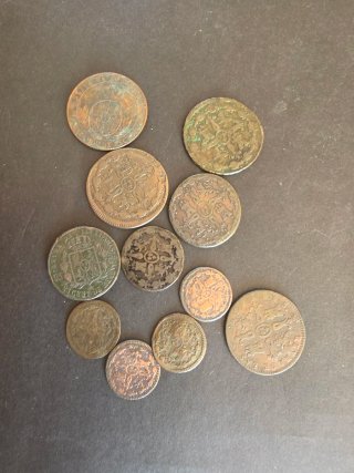LOTE DE MONEDAS HISTÓRICAS ESPAÑOLAS