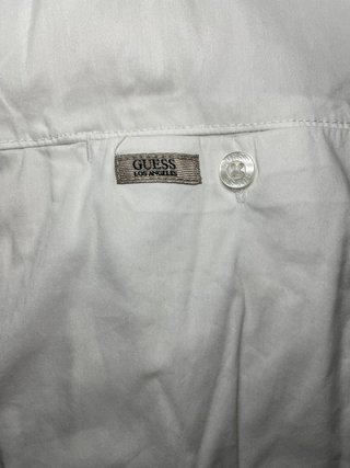 Camicia Guess uomo bianca manica corta