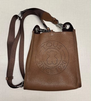 Bolso bandolera piel Tous marrón
