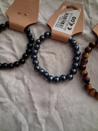 Lote 5 pulseras minerales POR