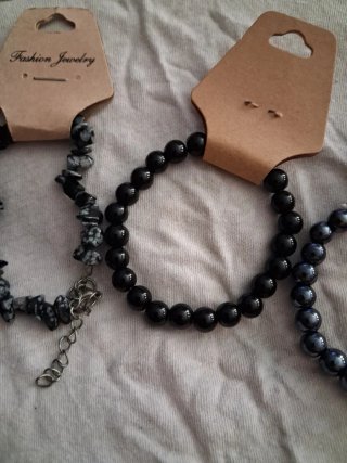 Lote 5 pulseras minerales POR