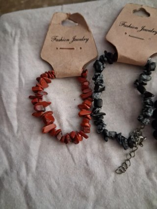 Lote 5 pulseras minerales POR