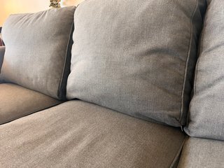 Funda sofá Ektorp 3 plazas gris