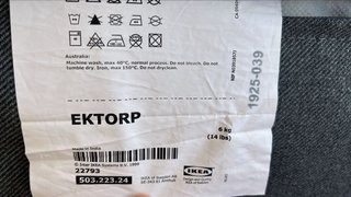 Funda sofá Ektorp 3 plazas gris