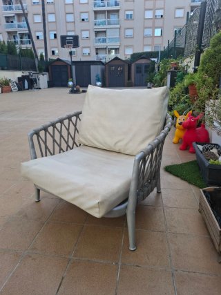 Sillón Exterior B&B Italia Lujo 89x66x80cm