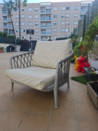 Sillón Exterior B&B Italia Lujo 89x66x80cm