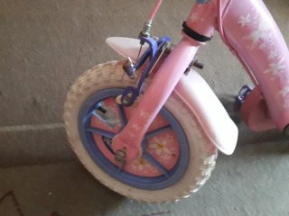 Bicicleta Barbie rosa