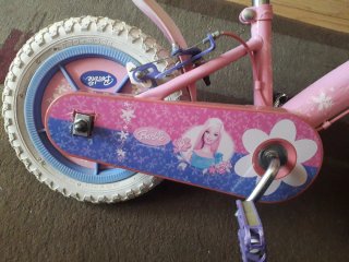 Bicicleta Barbie rosa