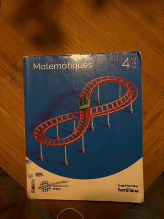 Libro matemáticas 4to eso