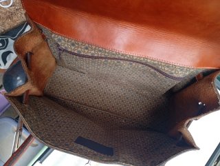 Bolso de piel vintage