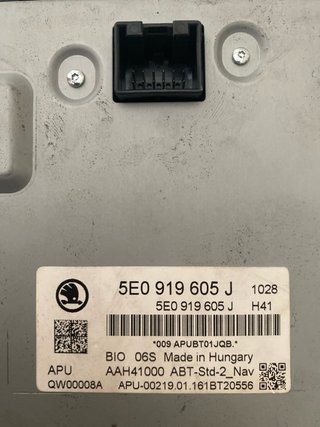 Pantalla táctil Skoda